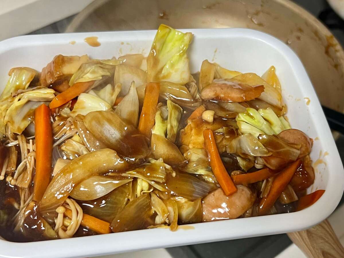 「卵とじあんかけ焼きそば」