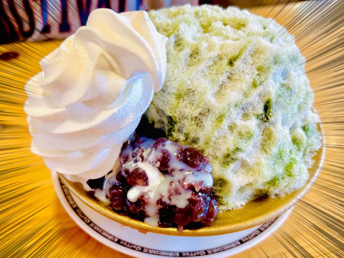 コメダ珈琲のかき氷