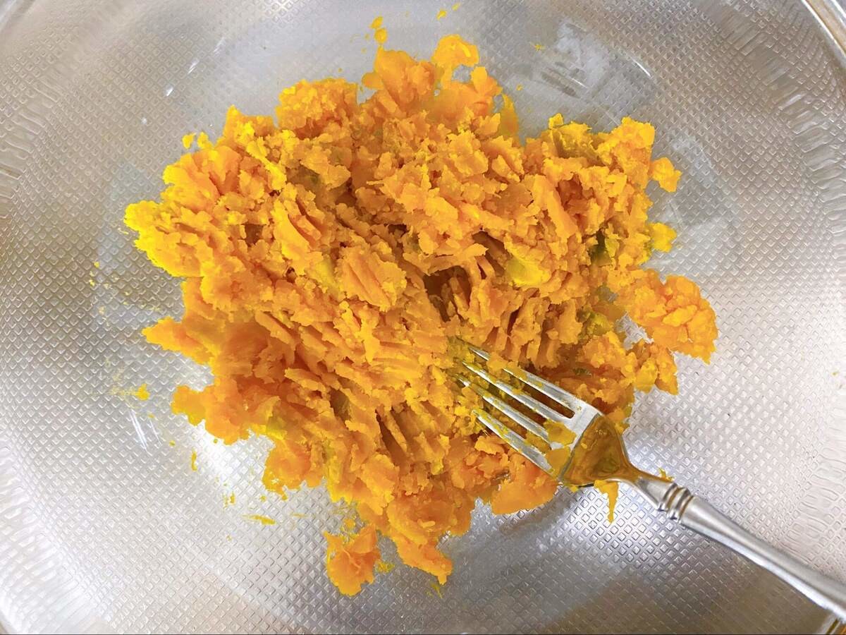 JA全農広報部「チーズ入りカボチャもち」のレシピ