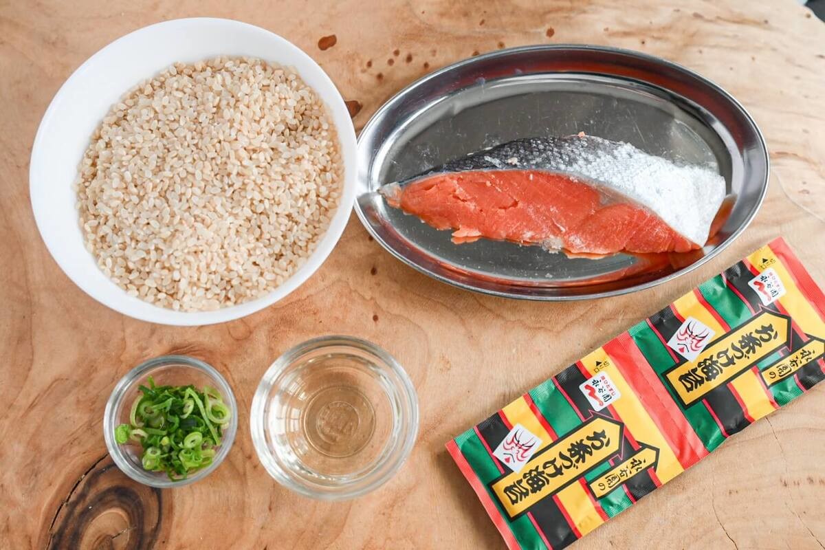 塩鮭の炊き込みごはん