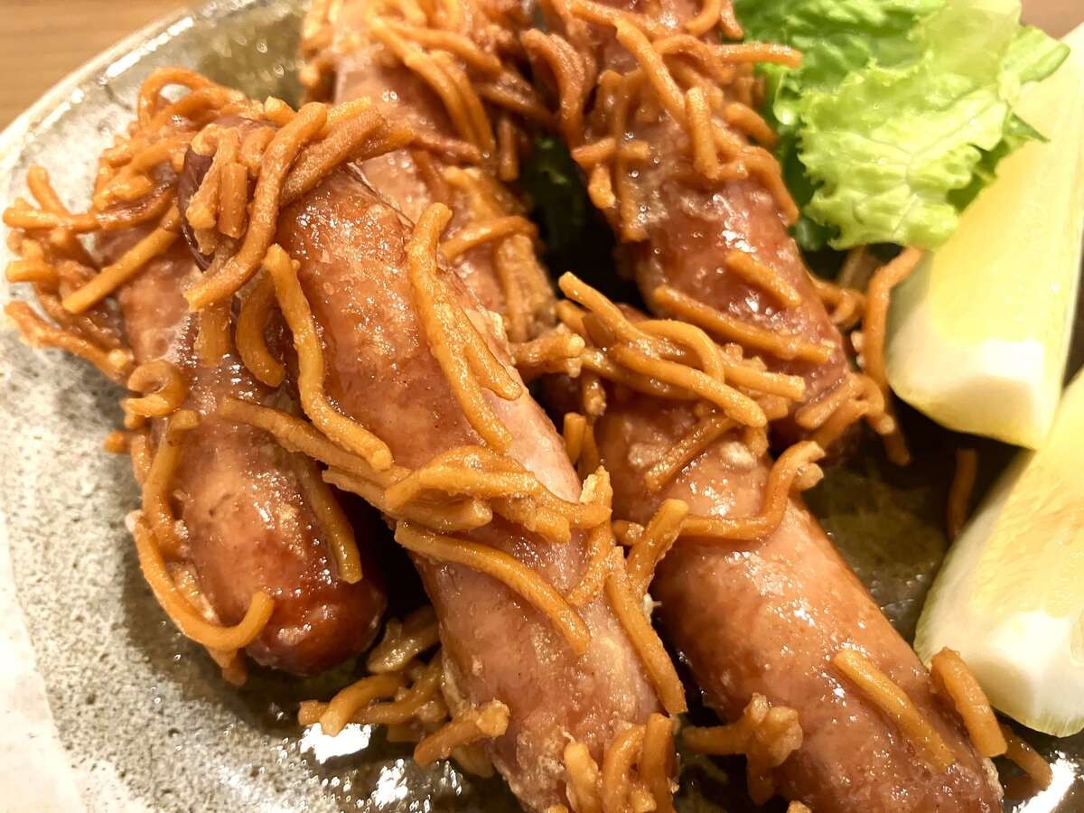 丸大食品「ウインナーのベビースターラーメン衣揚げ」
