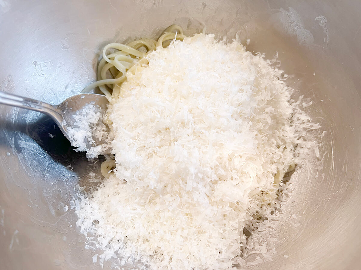 ベリッシモさん「バターチーズパスタ」