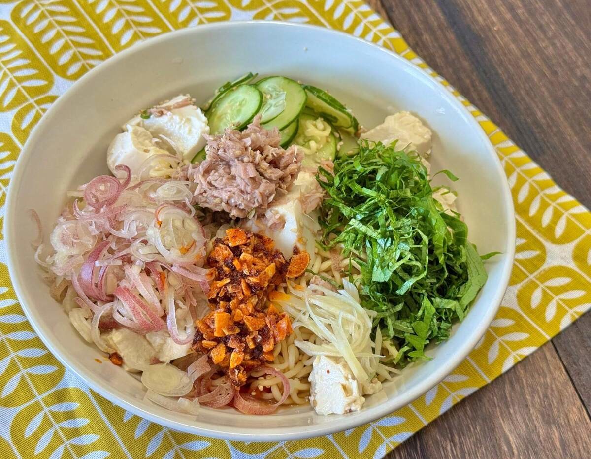 笠原将弘さん「冷や汁風みそラーメン」のレシピ