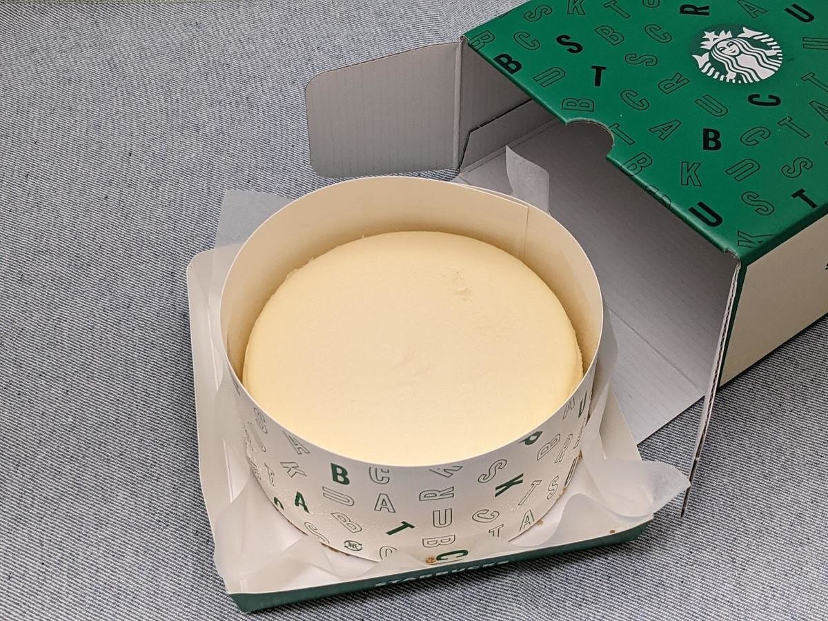 スターバックスチーズケーキ