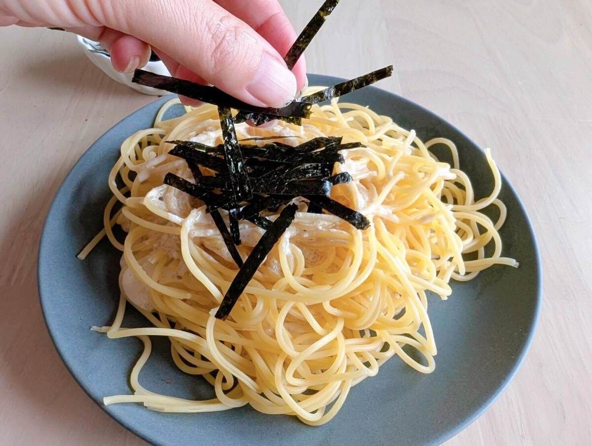 休日おうち外食さん「たらこソースシシリー風」のレシピ