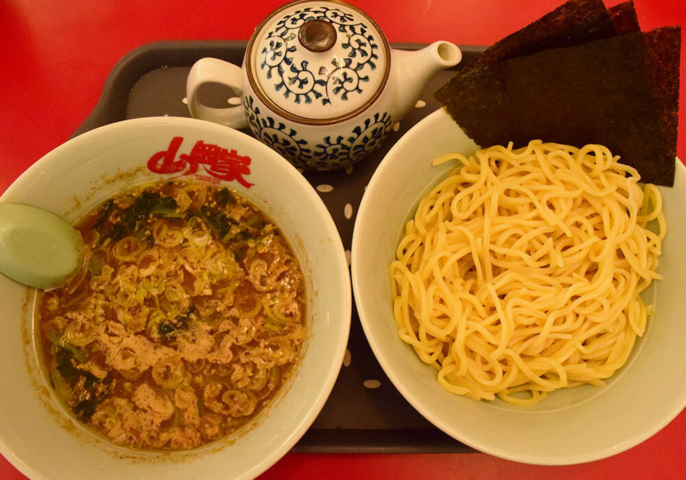山岡家「味噌つけ麺」