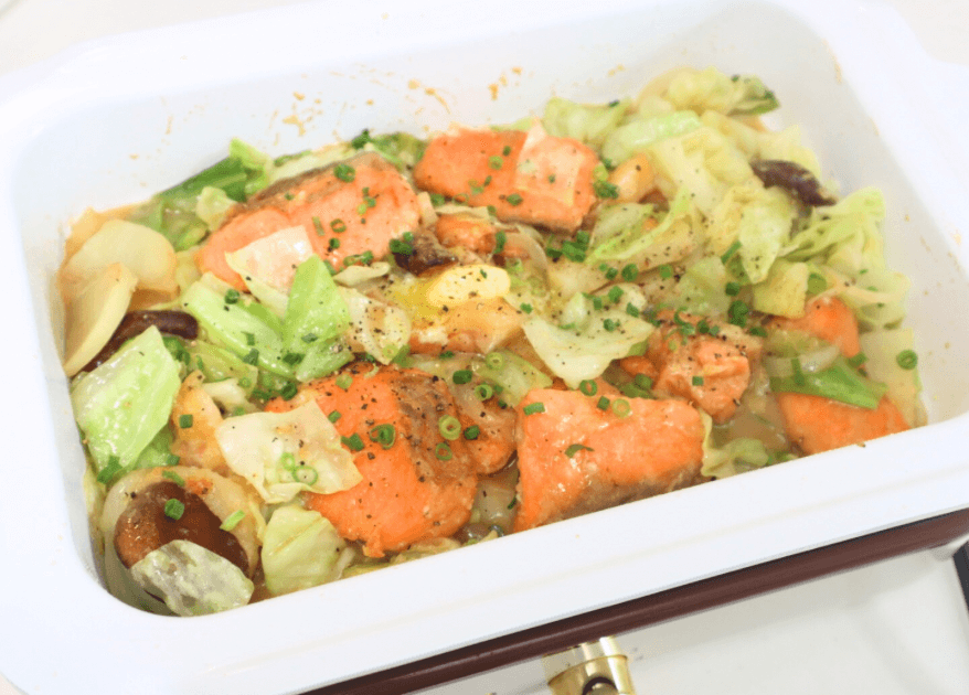 大原千鶴さん「秋鮭のちゃんちゃん焼き」のレシピ