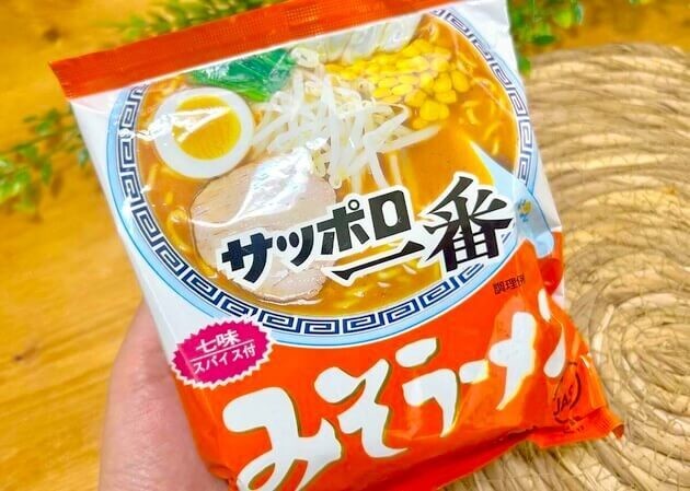 レンジで作れるインスタントラーメン