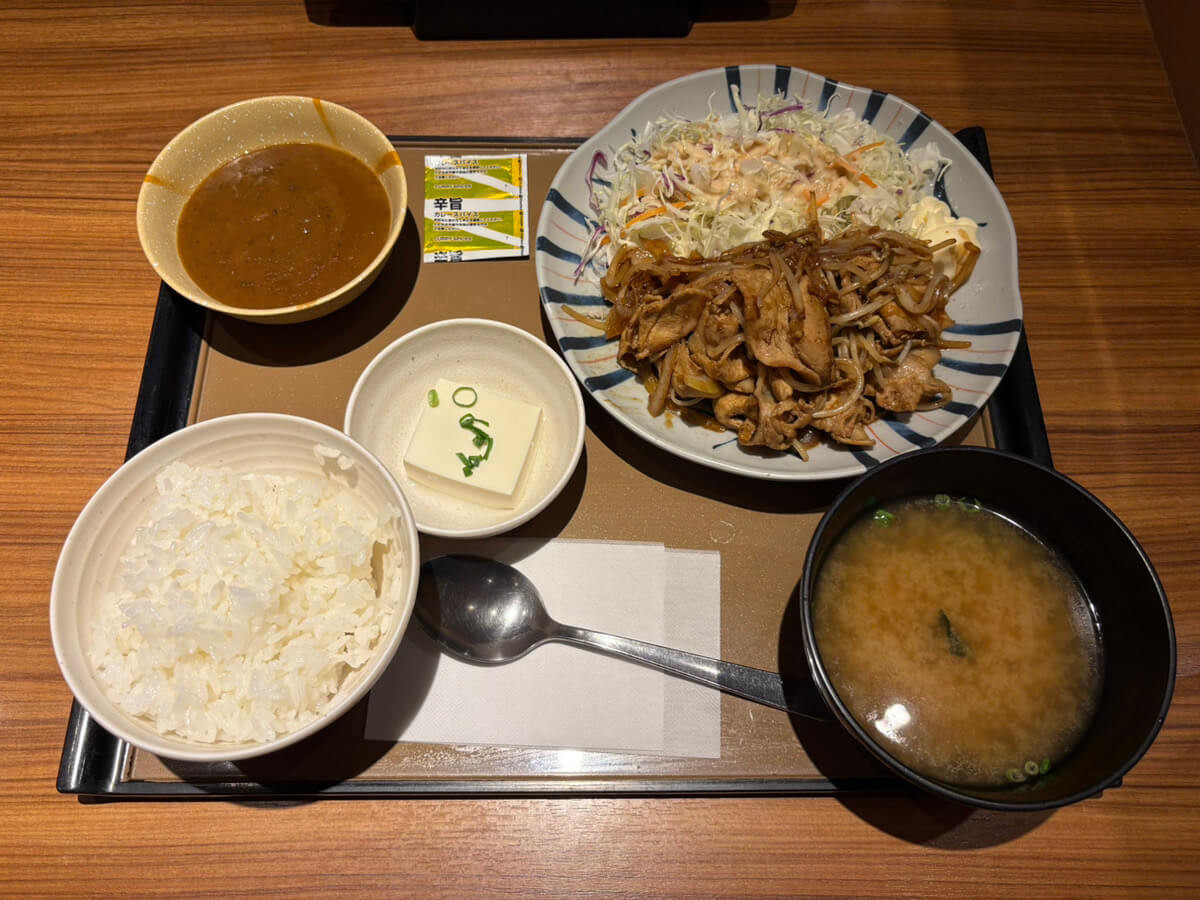 Wしょうが焼定食