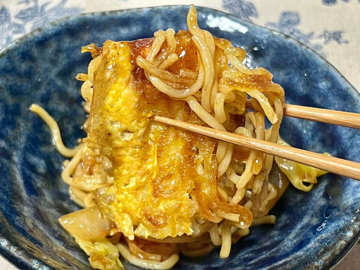 「卵とじあんかけ焼きそば」