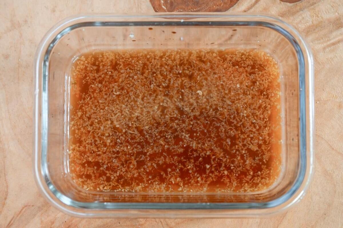 えのきのしょうがめんつゆ漬け