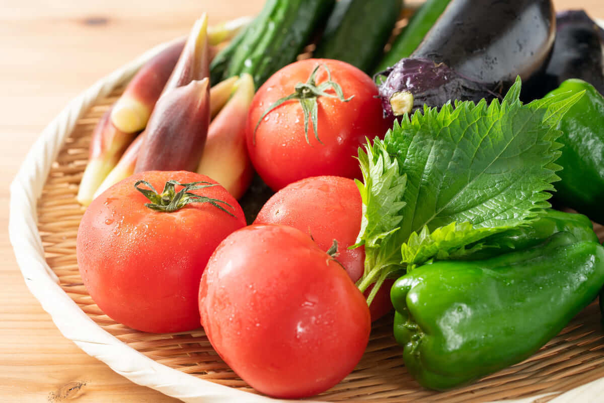 8月が旬の野菜