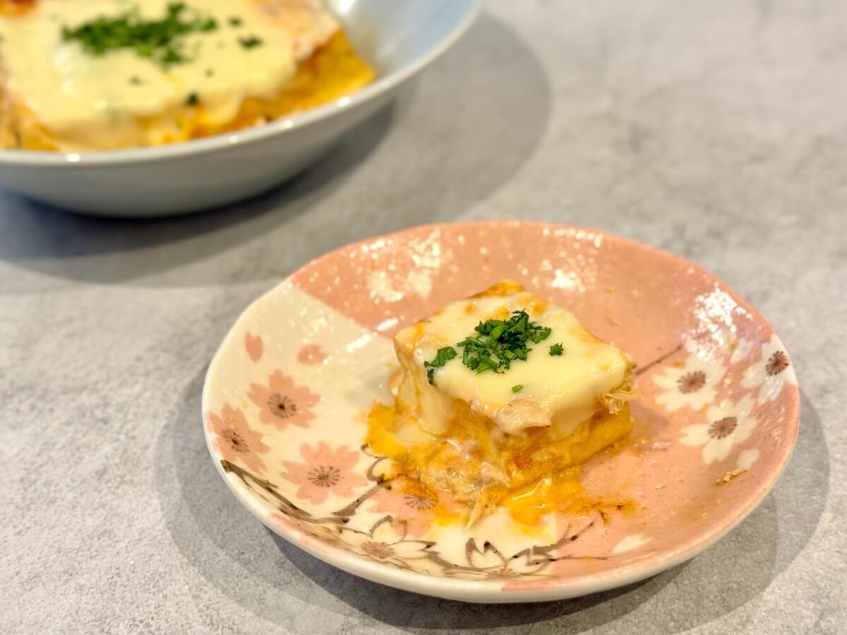 小倉優子さん「厚揚げグラタン」