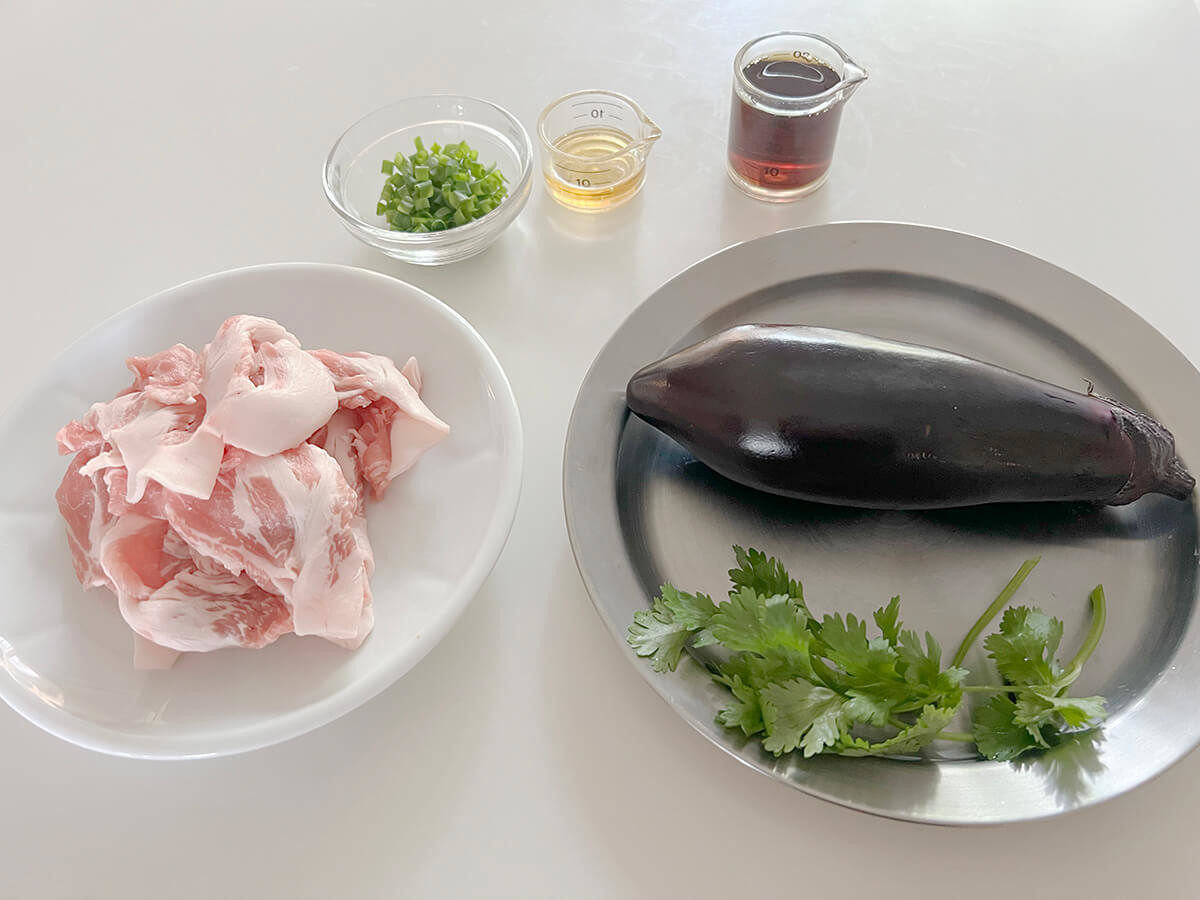 豚肉となすの重ね蒸し