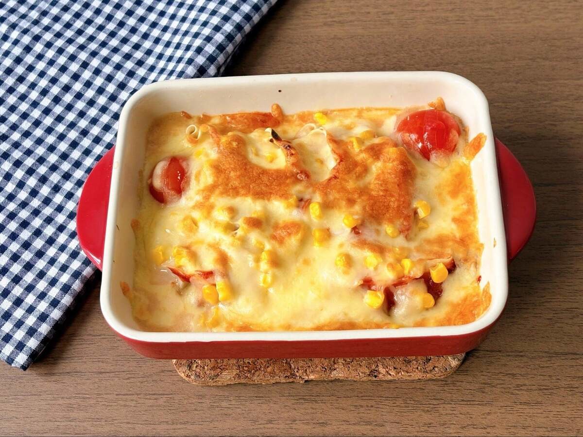 大阪王将公式「ギョウザニアアレンジ コーン」のレシピ