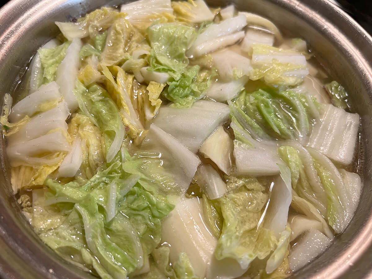 スパイシー丸山さん「白菜と豚肉の中華風カレー」のレシピ