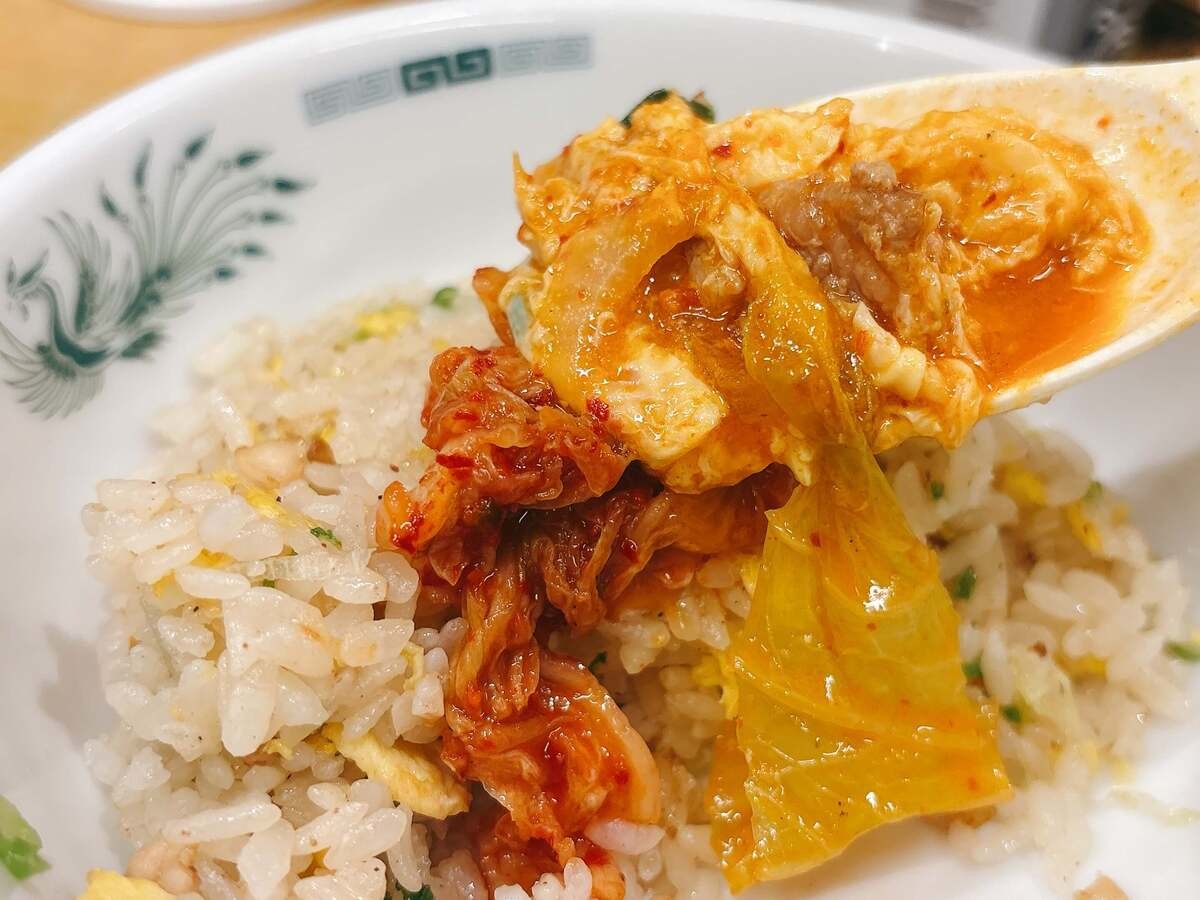 日高屋「チゲ味噌ラーメン」