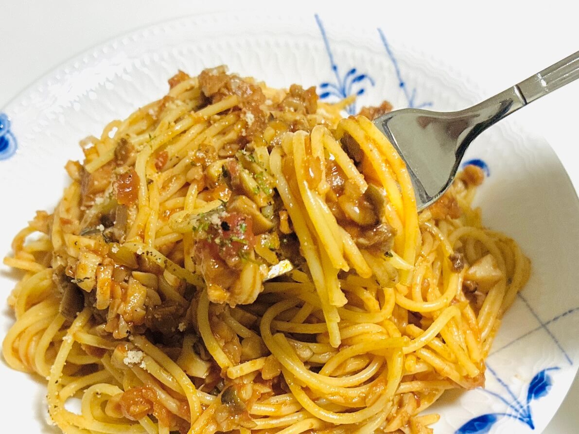 パパイズムさん「きのこで作るミートじゃないソース」