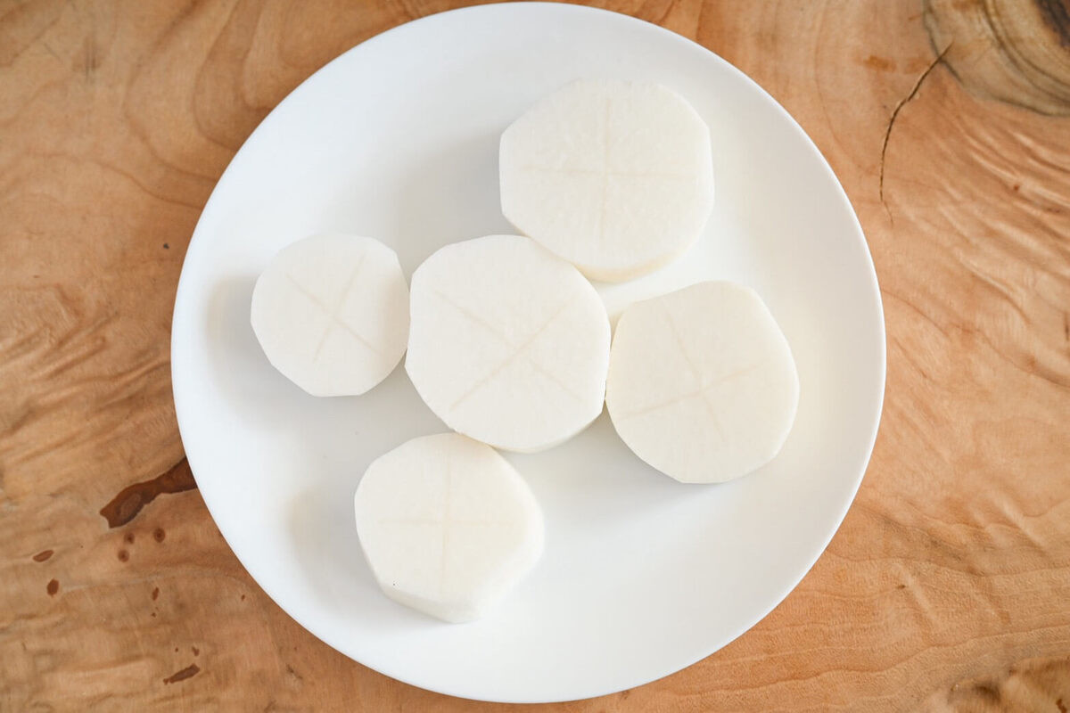 レンジで簡単！大根の下処理方法