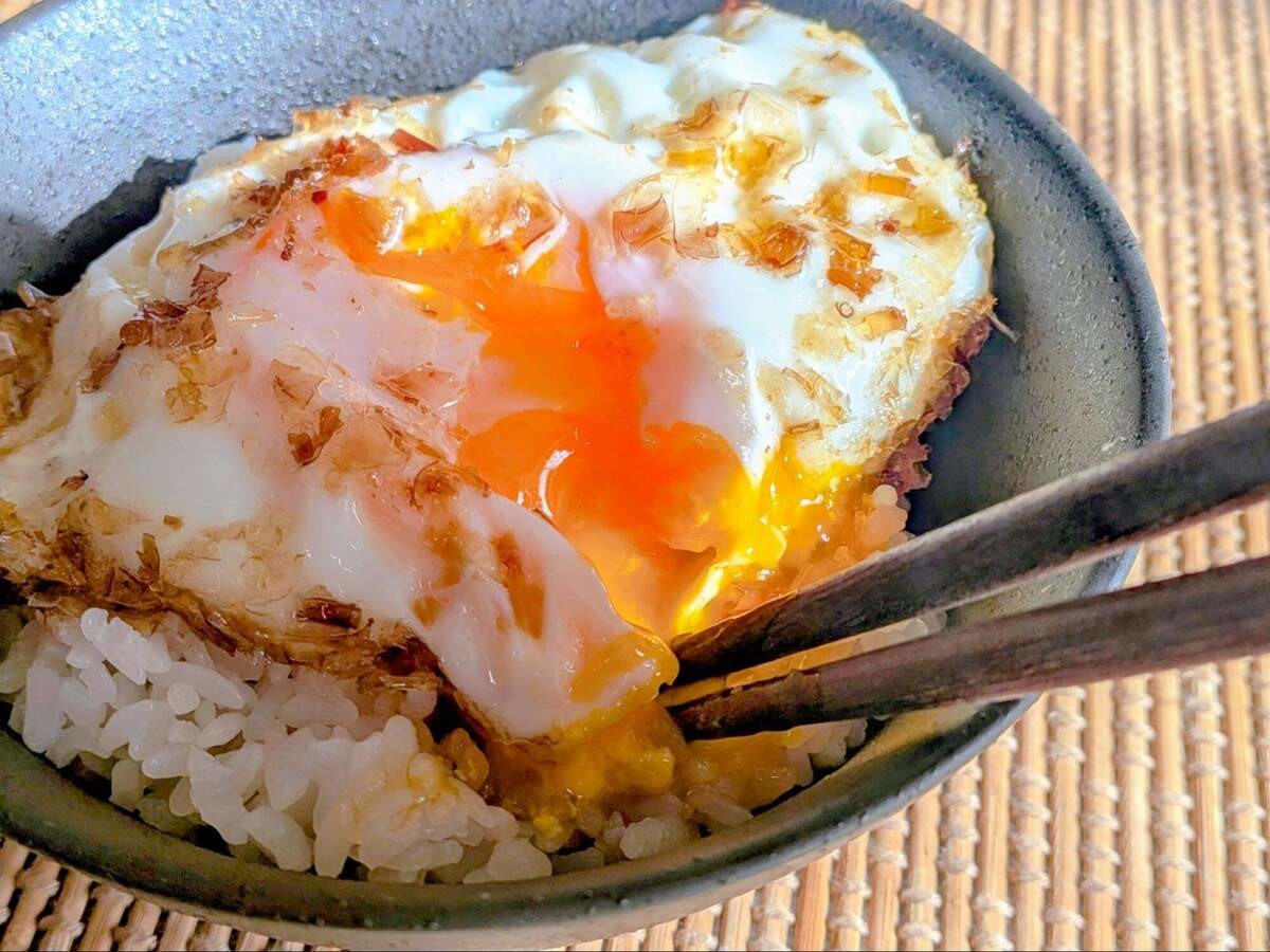 岩野上幸生さん「揚げ卵かけご飯」