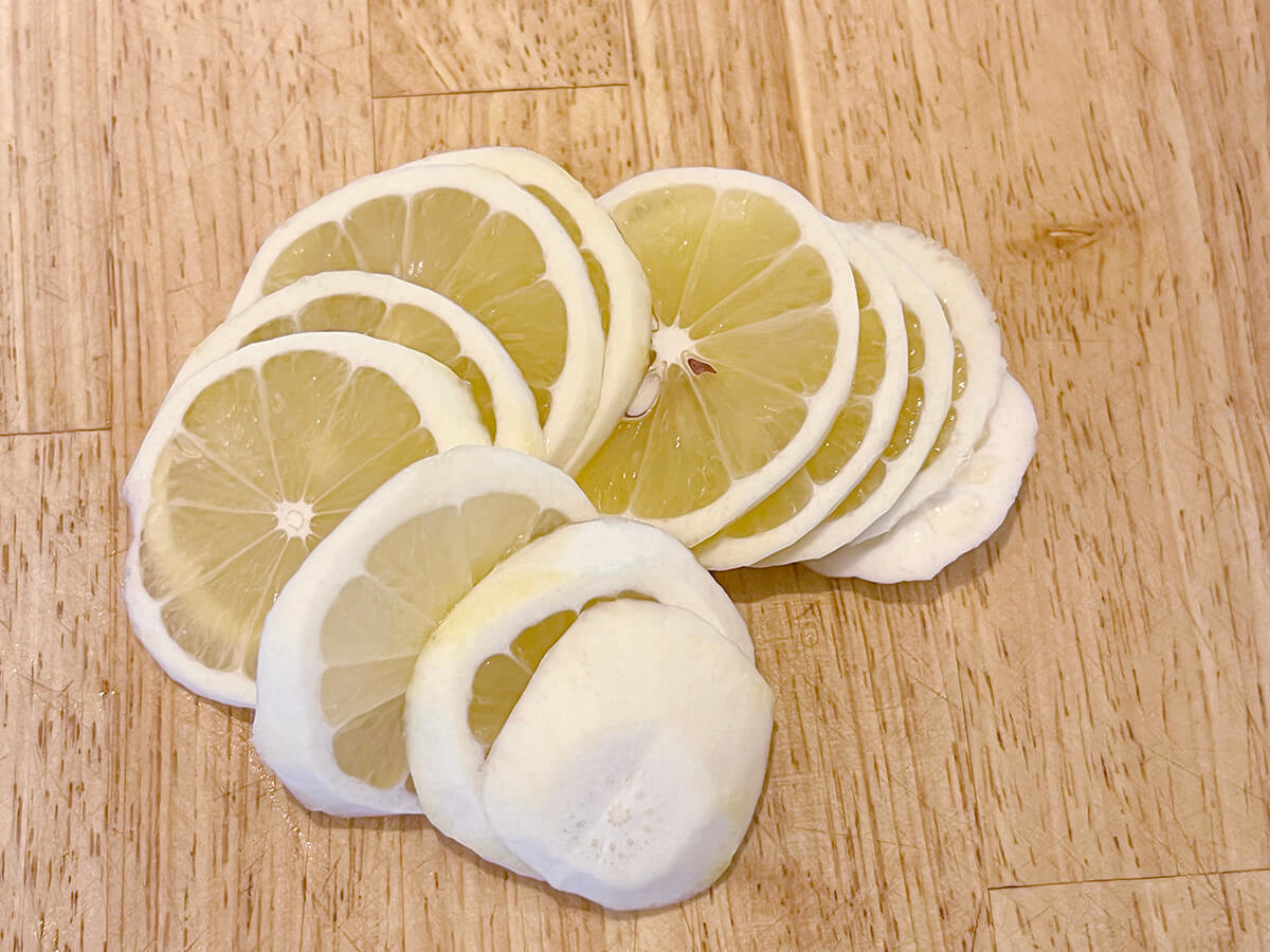 ブロッコリーと鶏肉の塩レモン炒め