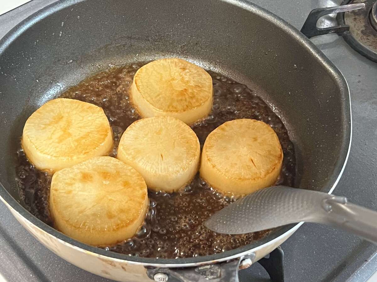 ミツカン公式「バタぽんで楽しむ！大根ステーキ」