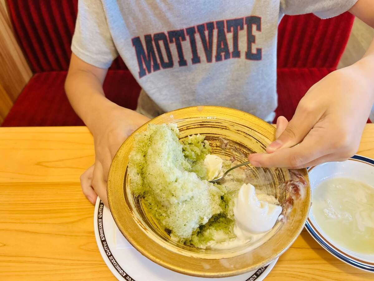 コメダ珈琲のかき氷