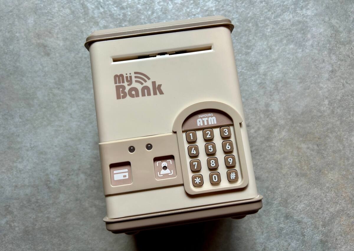 暗証 番号 電子 貯金 箱 貯金箱 暗証番号式バンク 電子貯金箱 紙幣自動