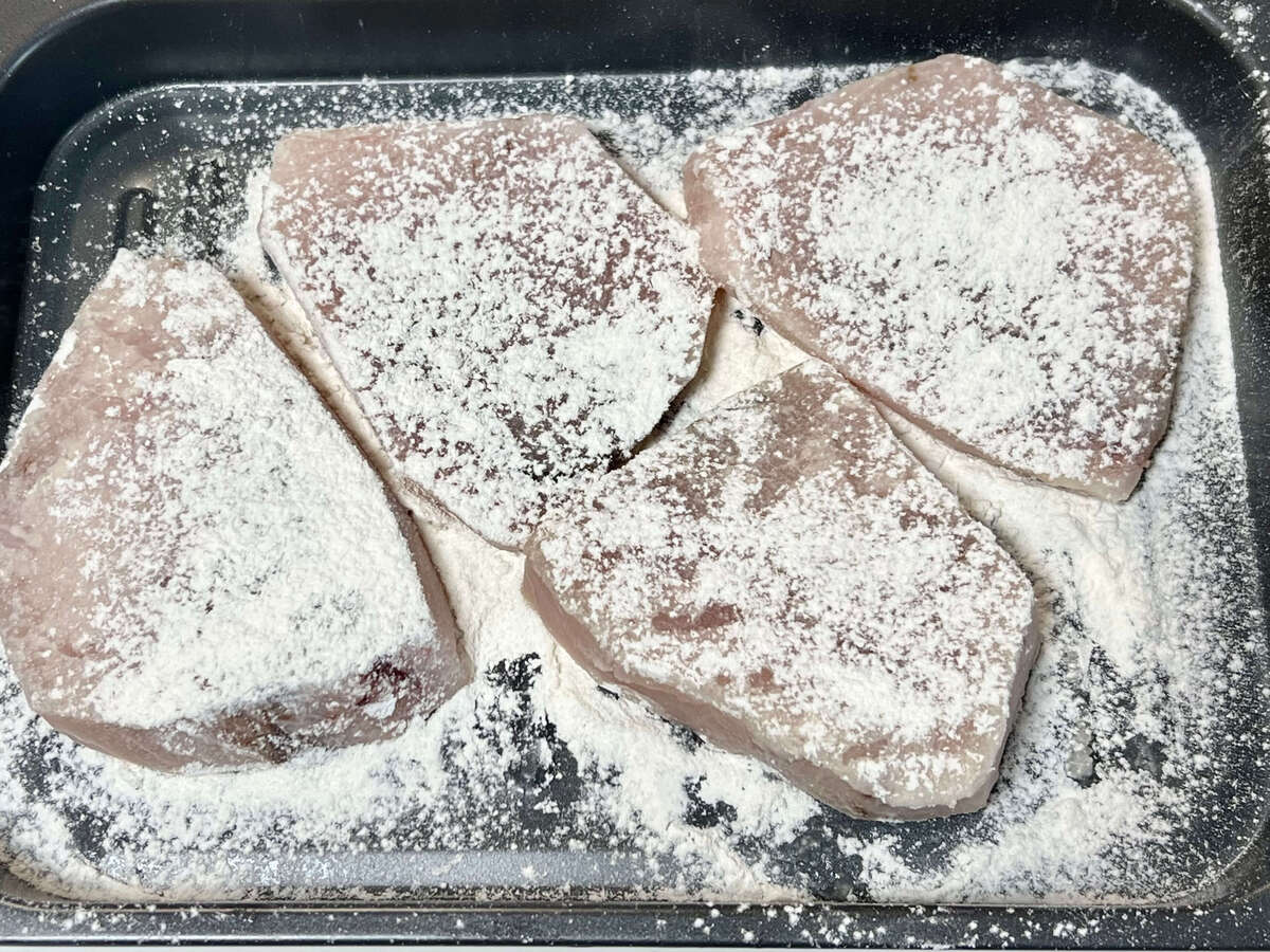 カジキの照り焼き みぞれ添え