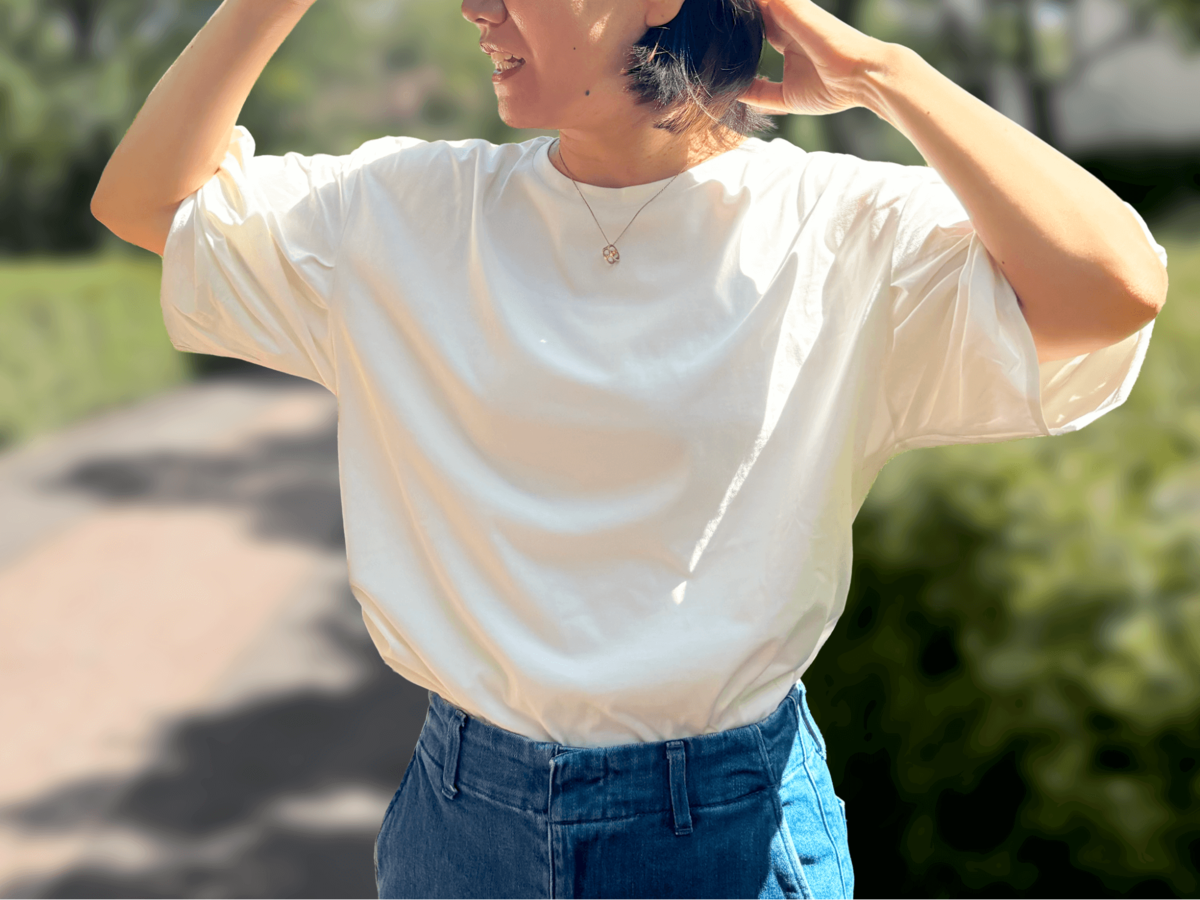 トライアルの「ボリューム袖Tシャツ」