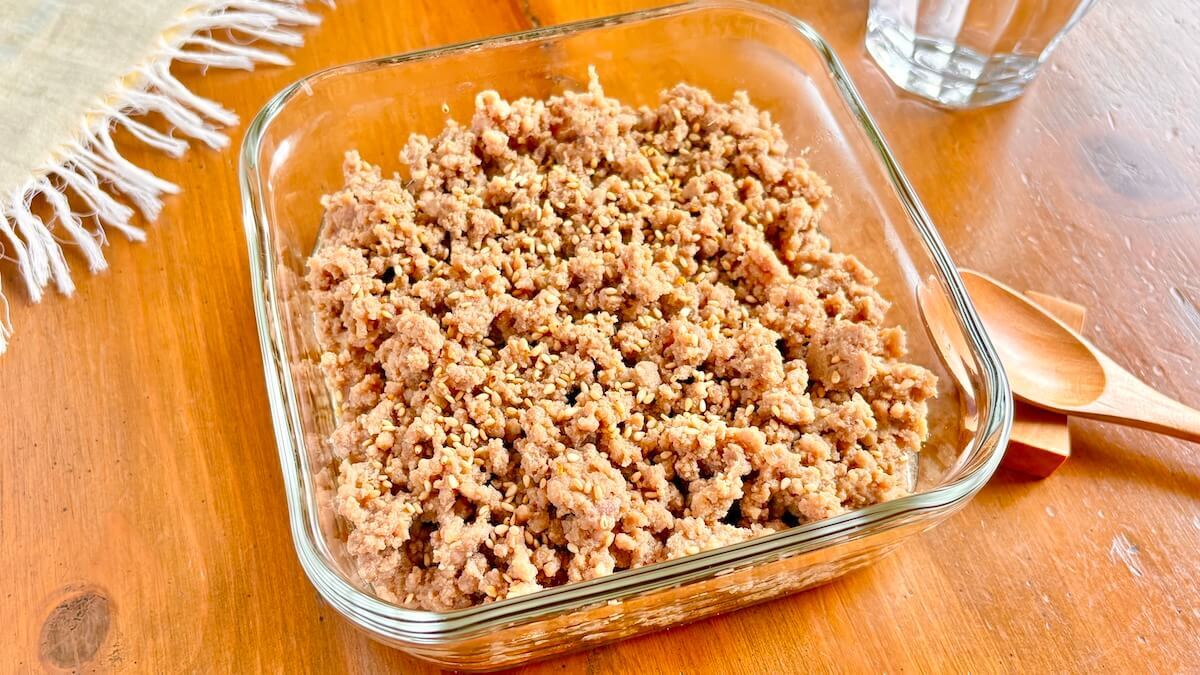 豚こまのチーズ焼き