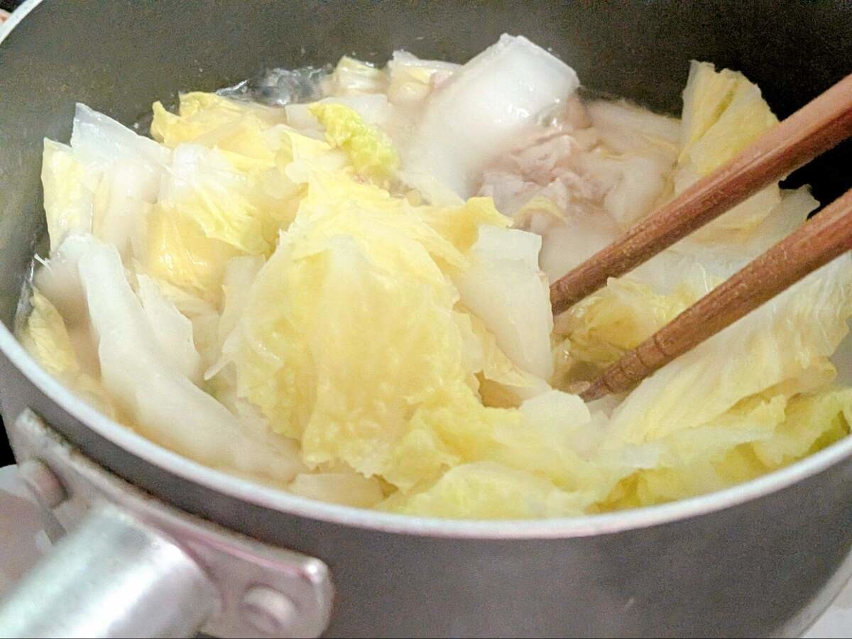 ヒガシマル醤油公式「白菜と豚バラ肉の煮物」