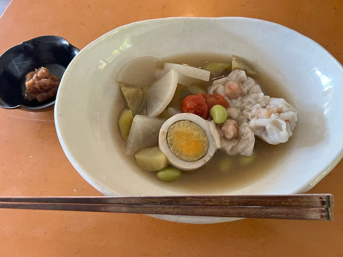夏野菜の冷やしおでん