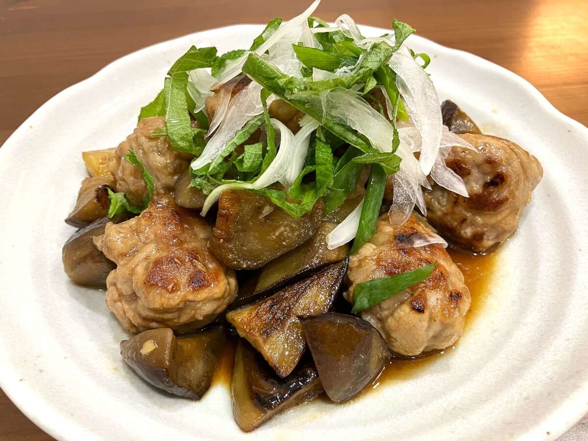 タサン志麻さん「豚肉とナスのニンニクポン酢」