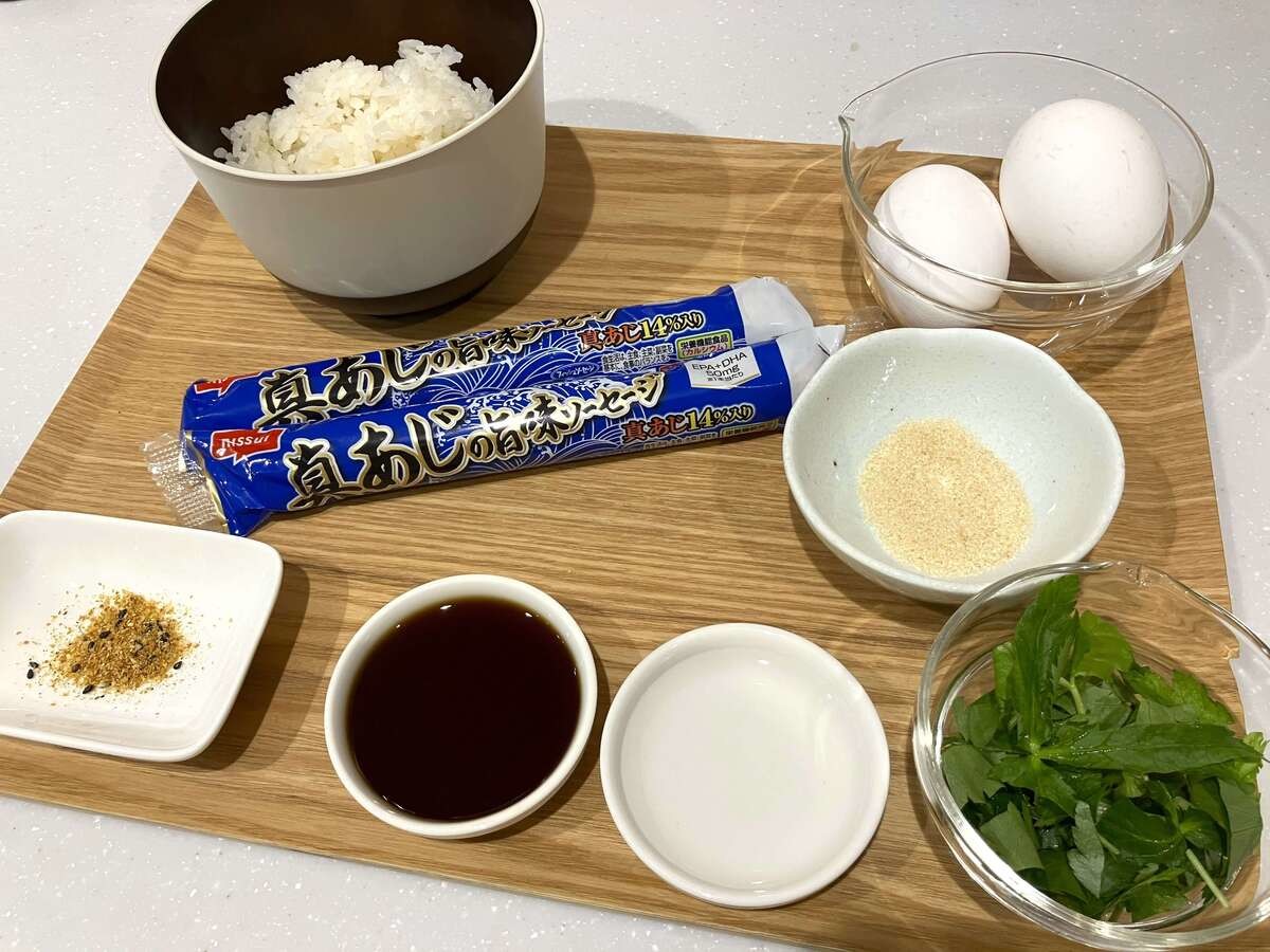 ニッスイ「ソーセージのレンチン親子丼」のレシピ