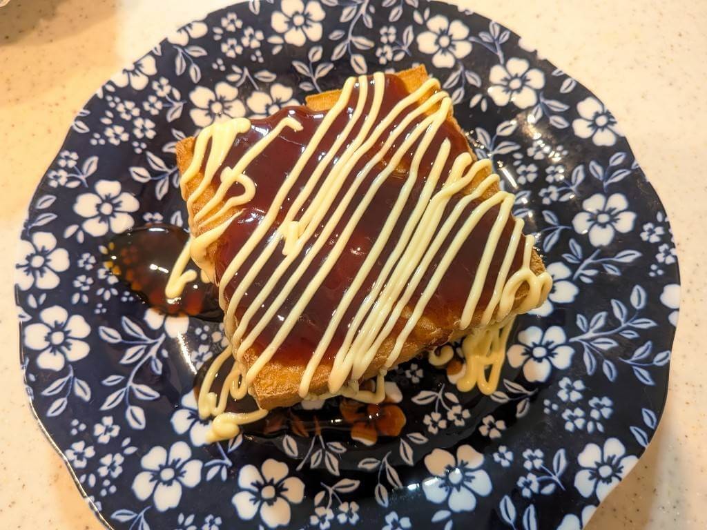 厚揚げのお好み焼き風