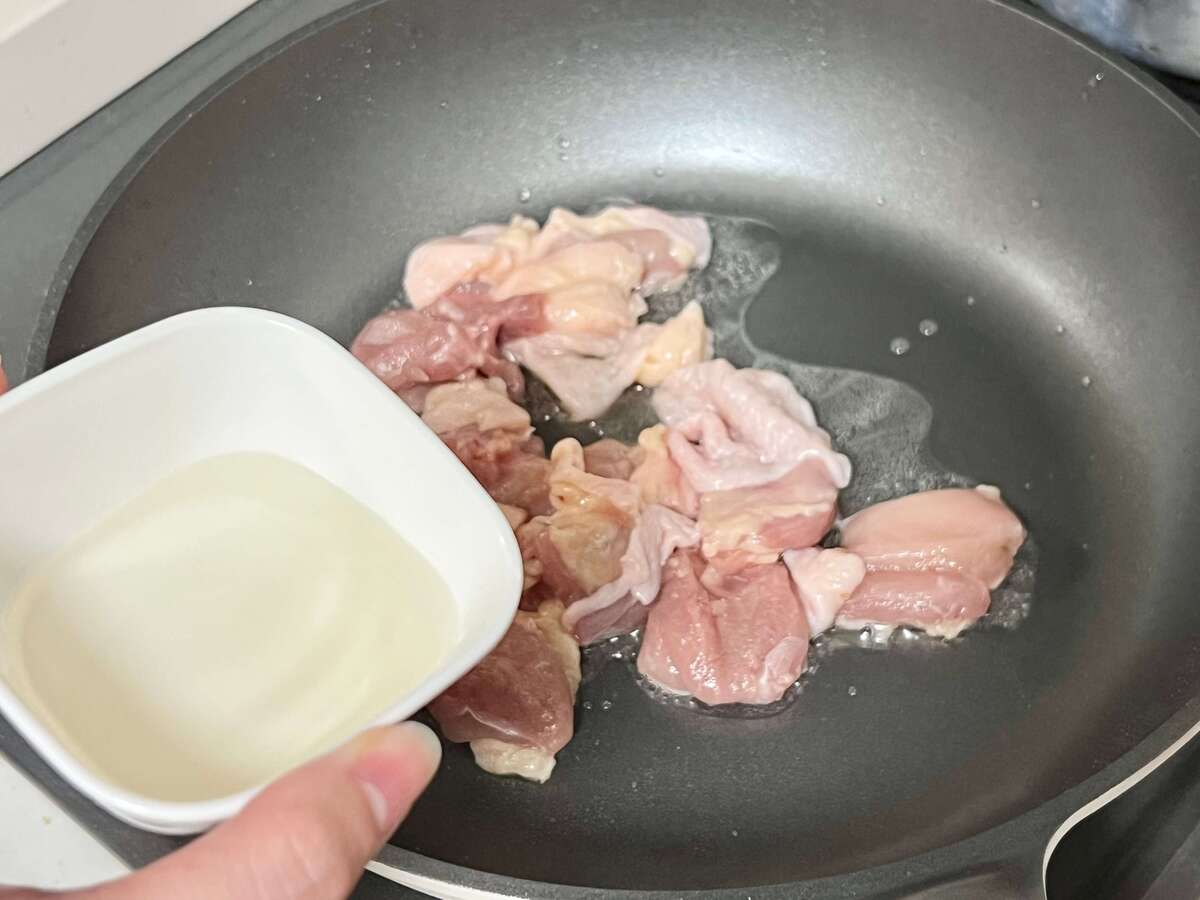 塩こんぶで鶏塩丼