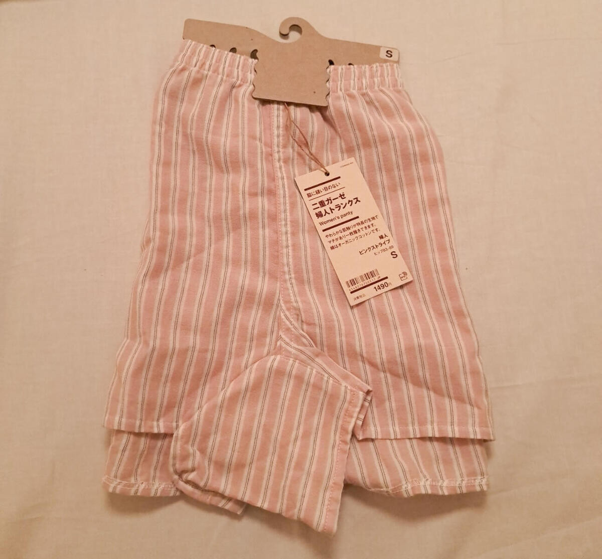 脇に縫い目のない 二重ガーゼ 婦人トランクス