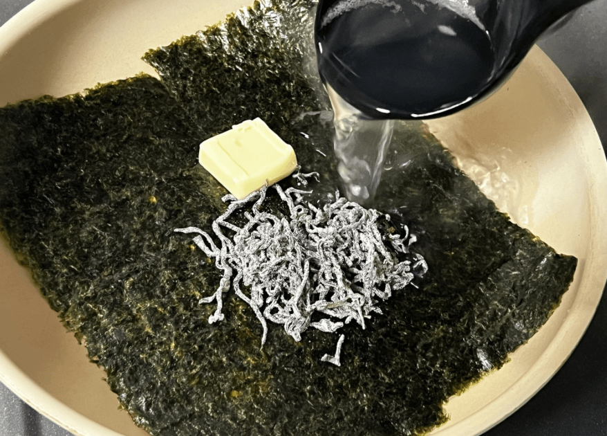 夏見奈央子さん「納豆と海苔のパスタ」