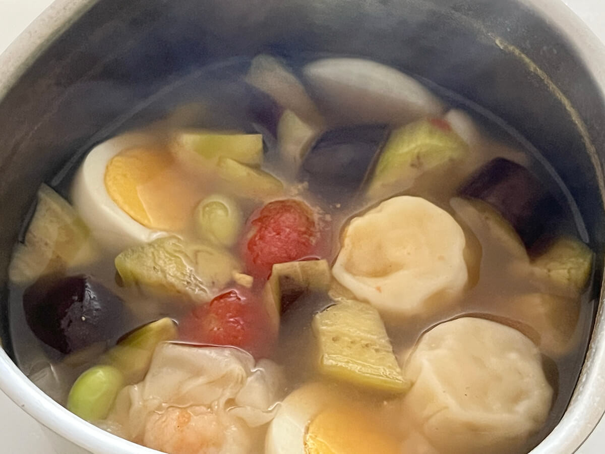 夏野菜の冷やしおでん