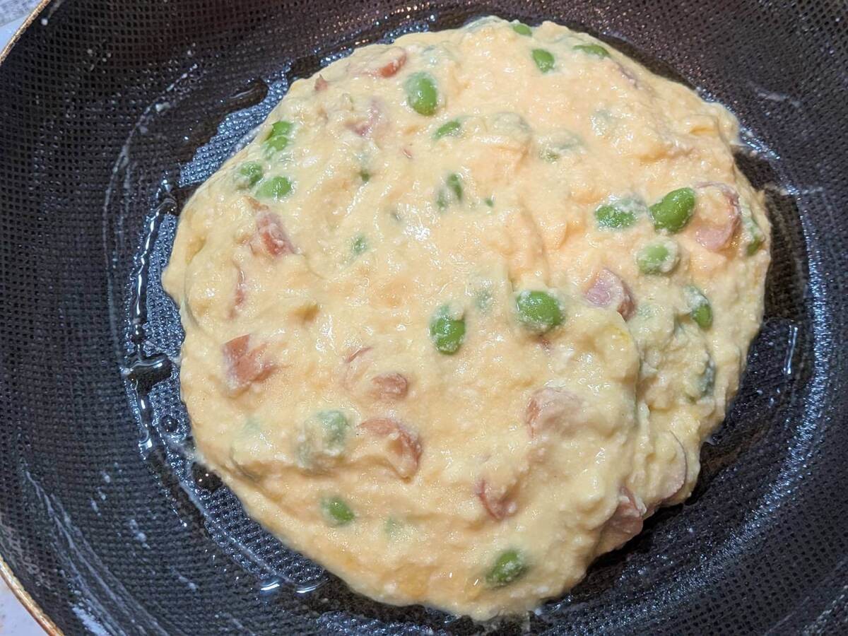 豆腐のチヂミ風