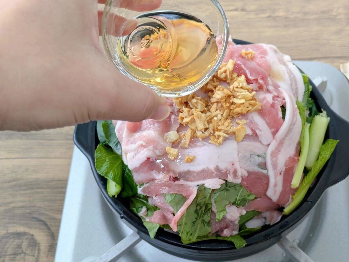 リュウジさん「無水小松鍋」のレシピ