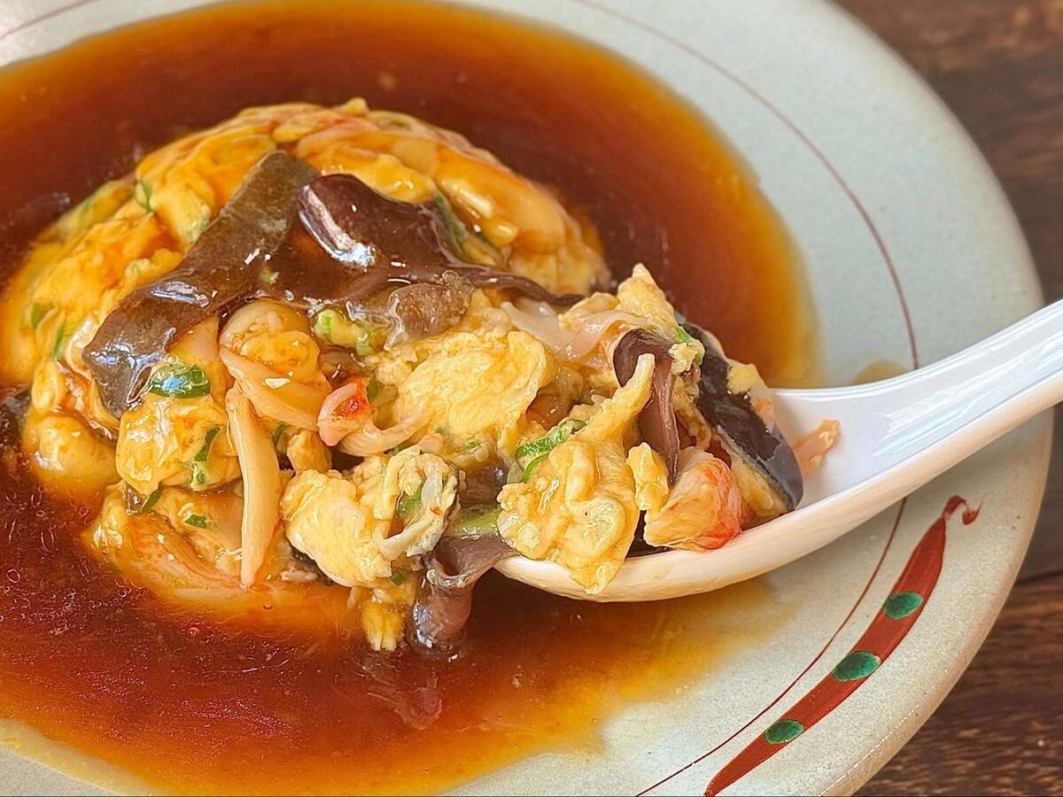 けんまさきっちんさん「王将風かに玉」