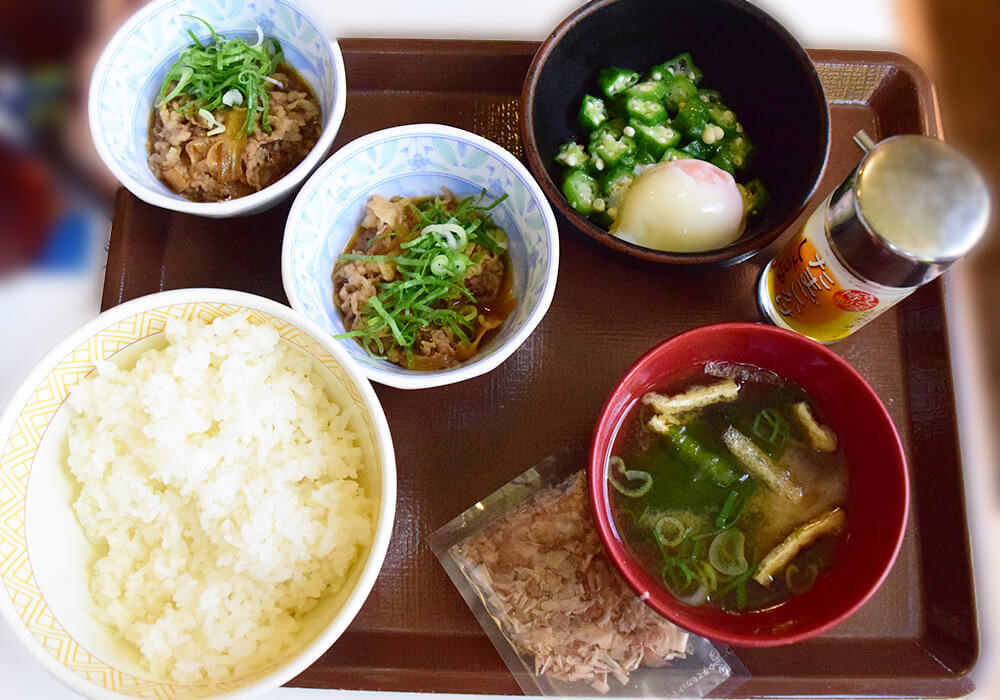 すき家朝食メニュー「たまかけ朝食」を実食