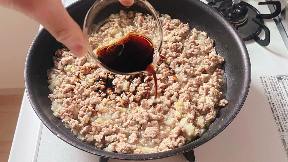 豚と玉ねぎの餡かけ風