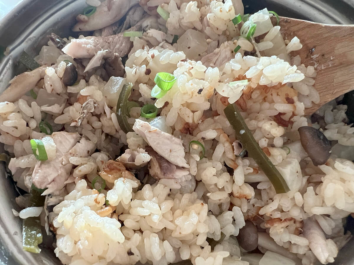 サンマの塩焼き＆炊き込みご飯