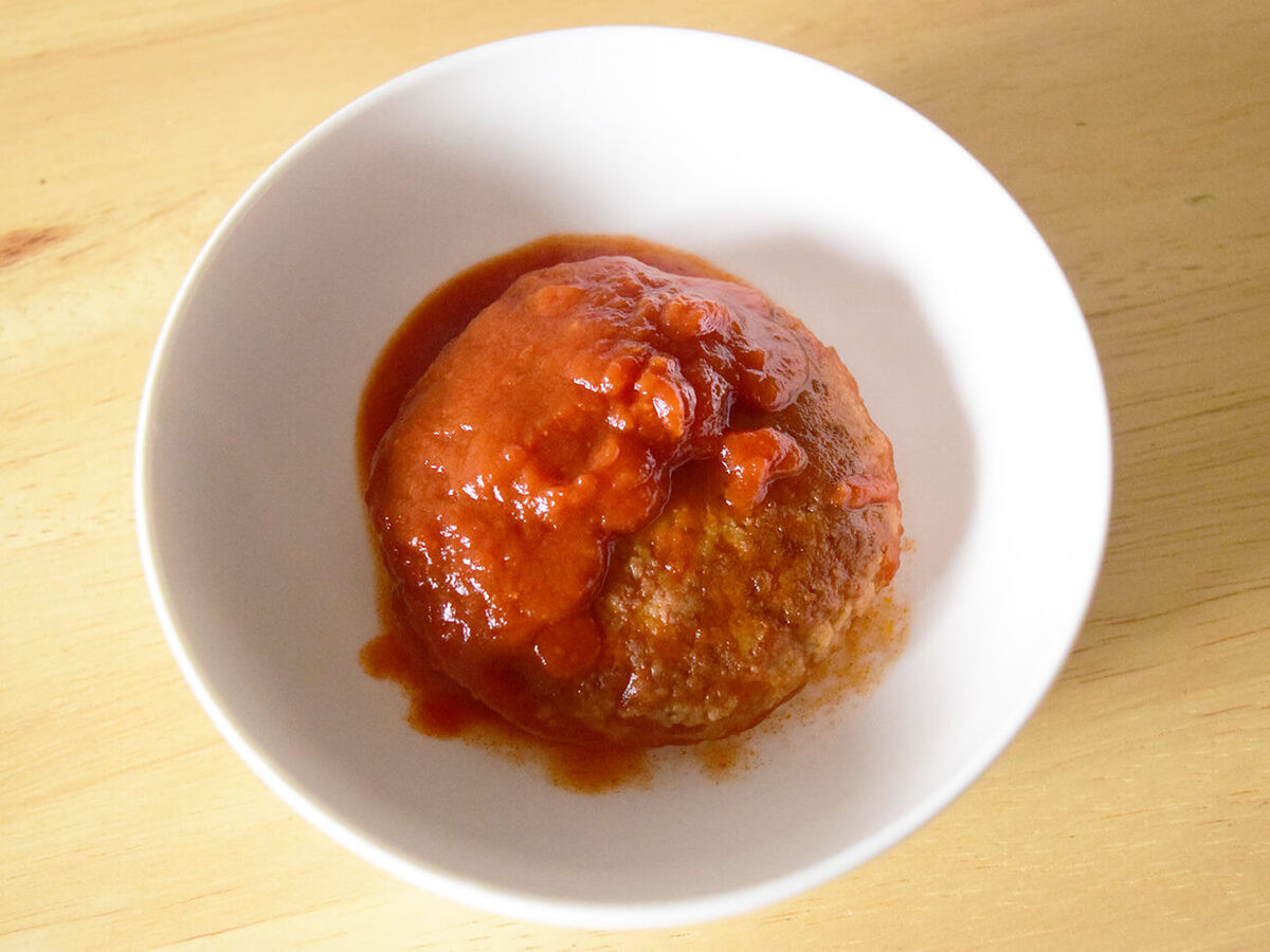 トマトチーズグリルハンバーグ