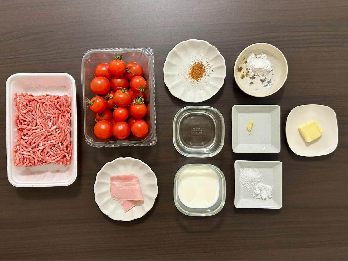 長谷川あかりさん「酒蒸しハンバーグ」