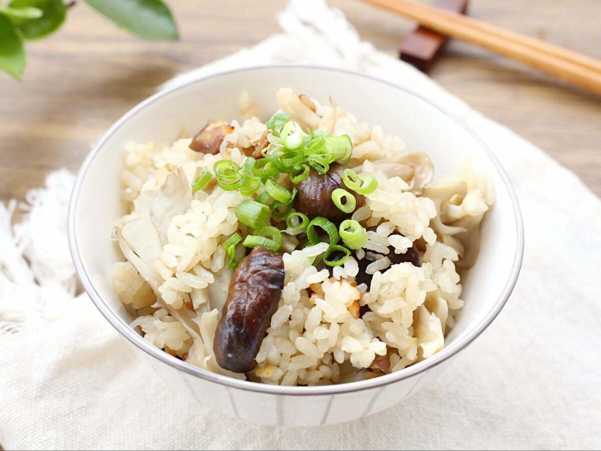 ヒガシマル醤油「甘栗ときのこの炊き込みごはん」