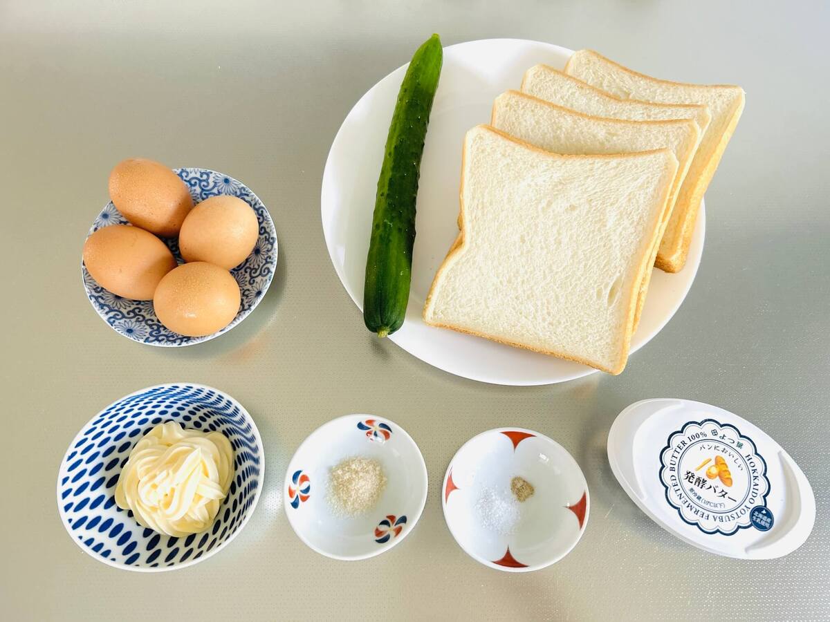 UMAMITable /女将のおうちご飯さん「ふつうのたまごサンド」
